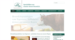 Desktop Screenshot of naturkaeserei.de